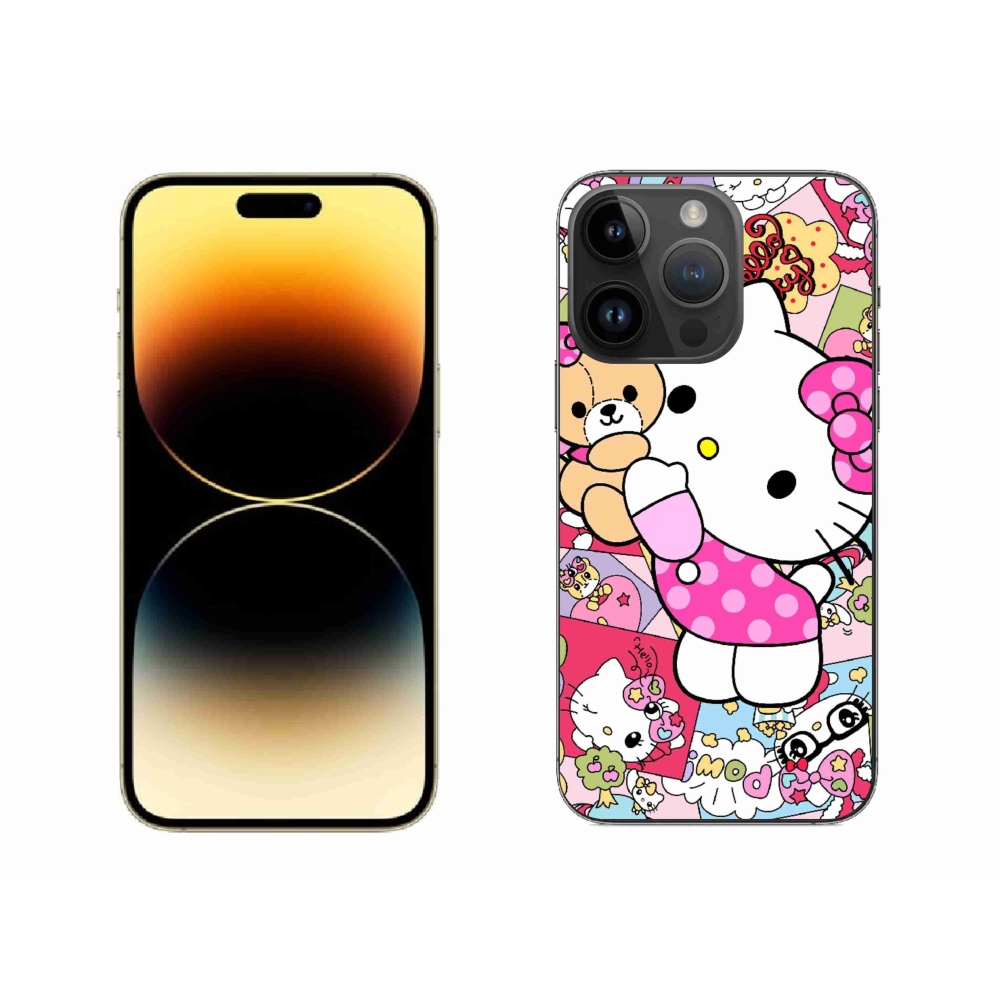 mmCase gél tok az iPhone 14 Pro Max-hoz – aranyos cica