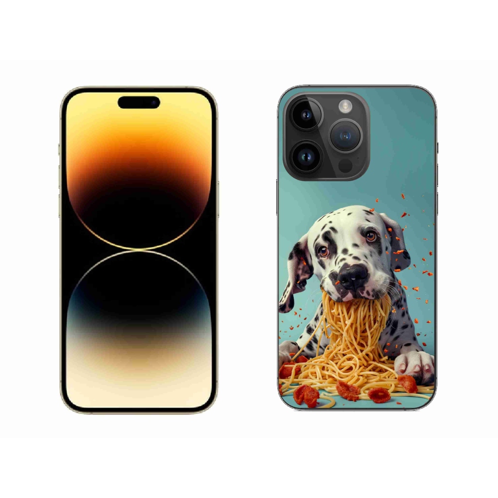 mmCase gél tok az iPhone 14 Pro Max-hoz – dalmát és spagetti
