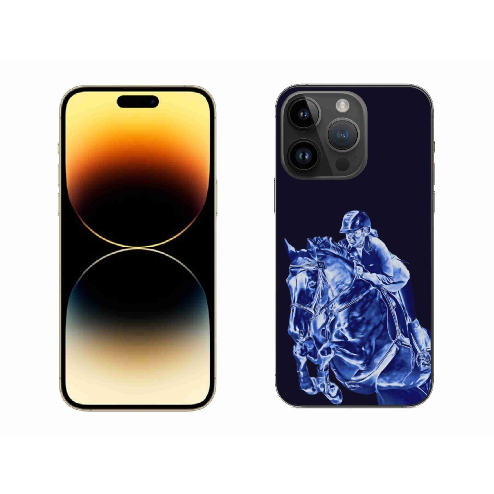 Zselés borítás mmCase iPhone 14 Pro Max készülékhez - versenyló