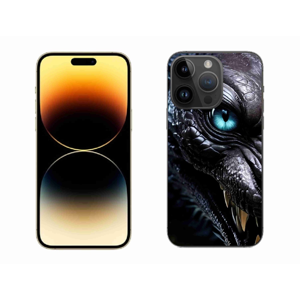 mmCase gél tok az iPhone 14 Pro Max-hoz – sárkányos mintázat