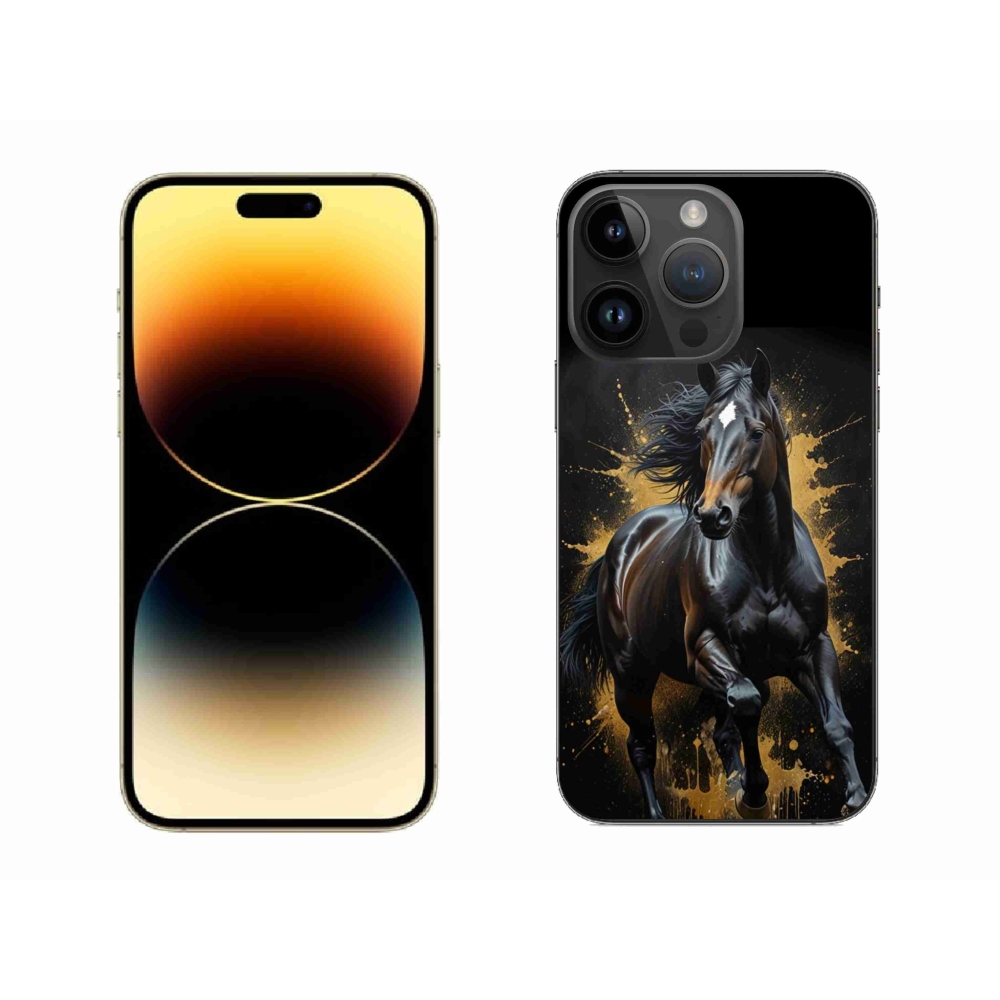 mmCase gél tok az iPhone 14 Pro Max-hoz – elegáns fekete csődör
