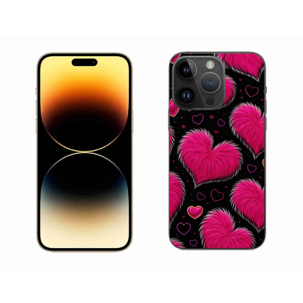 Zselés borítás mmCase iPhone 14 Pro Max készülékhez - puha szív