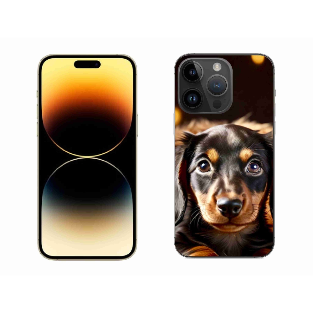 Zselés borítás mmCase iPhone 14 Pro Max készülékhez - tacskó
