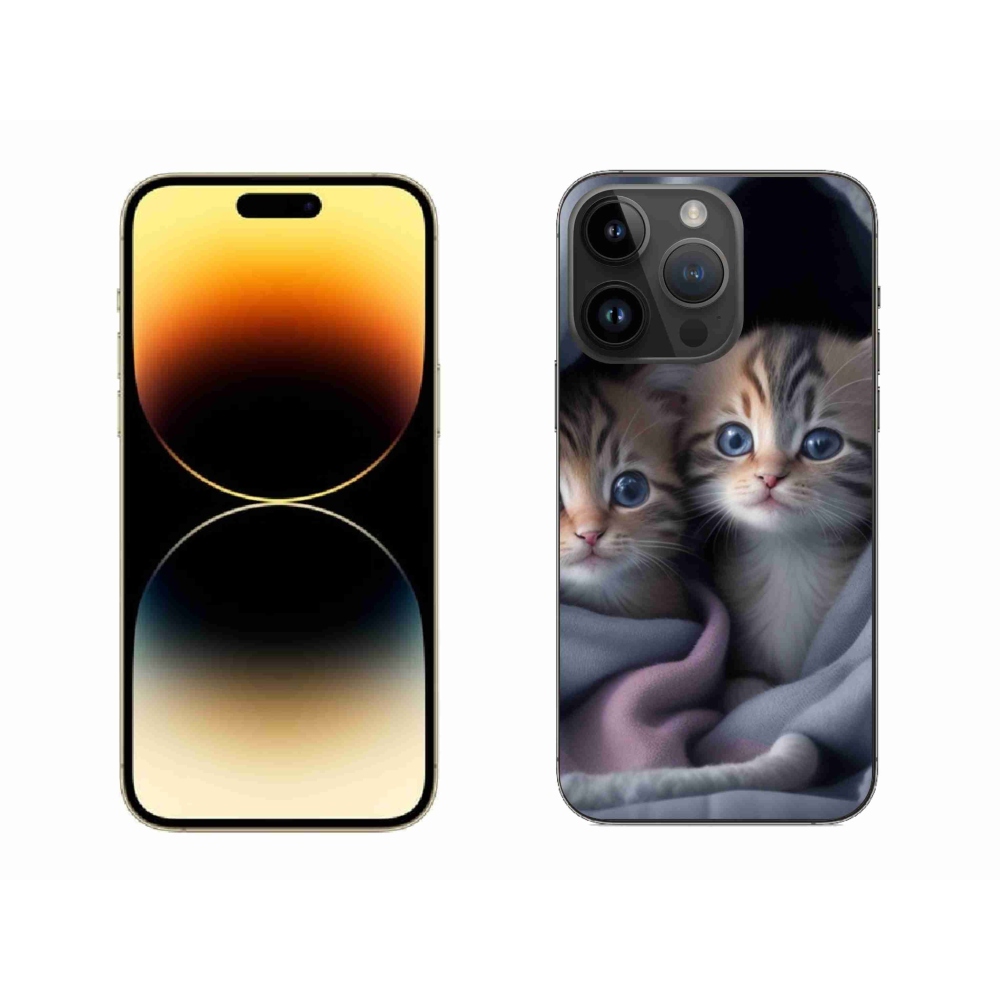 Zselés borítás mmCase iPhone 14 Pro Max készülékhez - cat duo 2