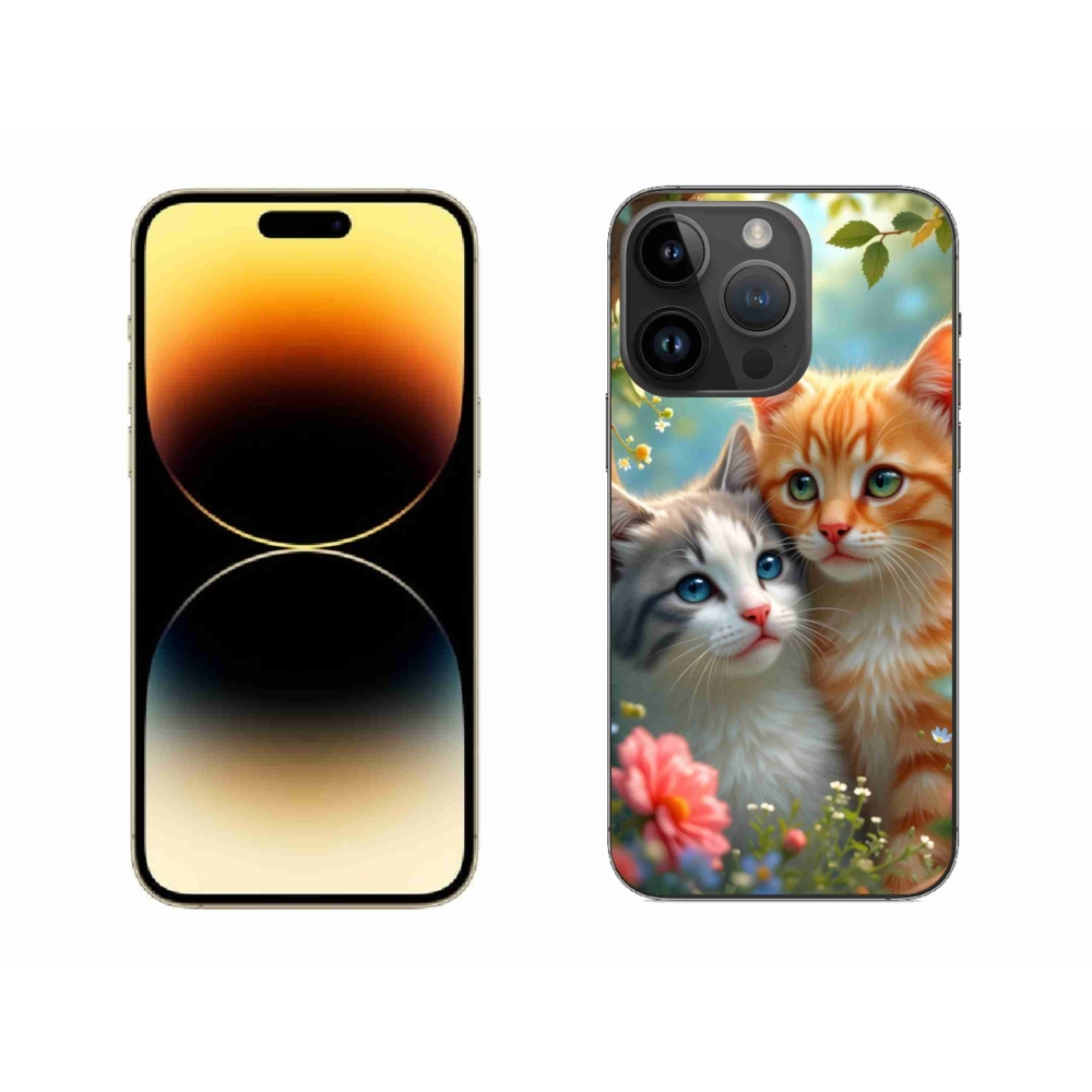 Zselés borítás mmCase iPhone 14 Pro Max készülékhez - macskaszerelem 2