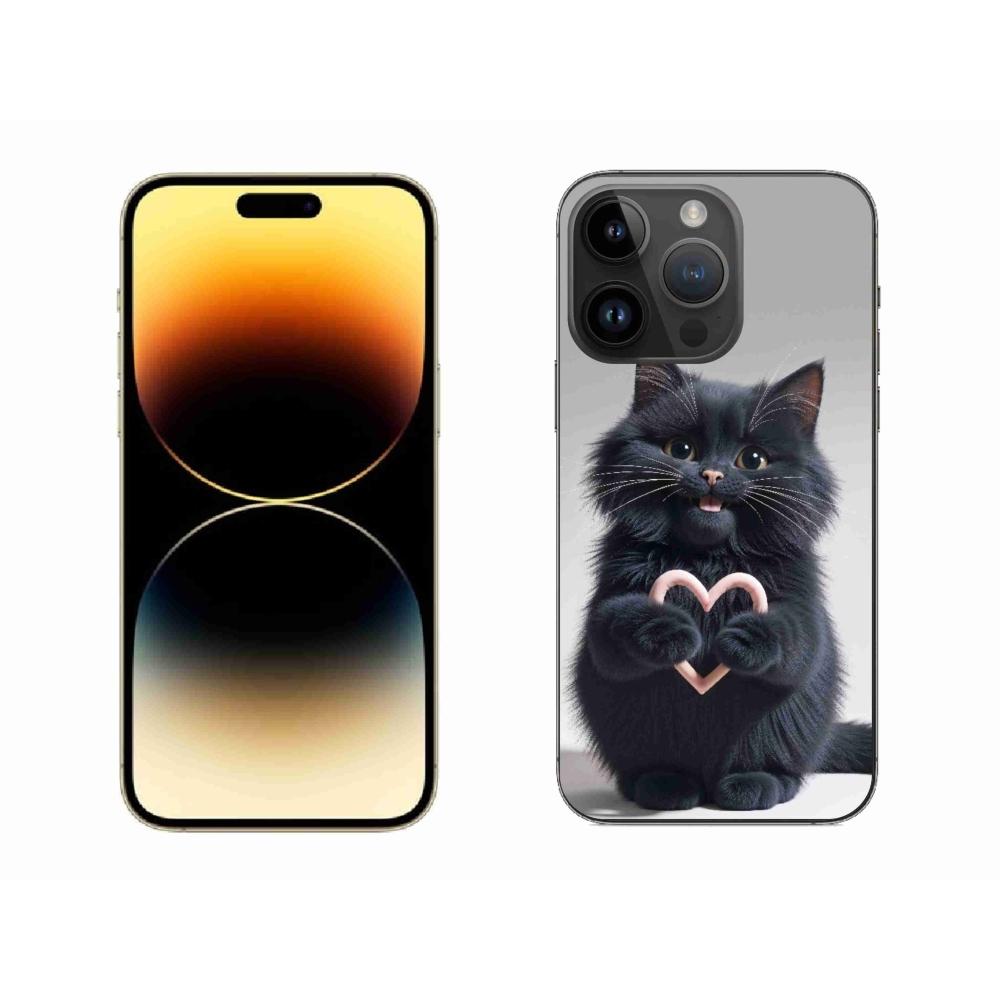mmCase gél tok az iPhone 14 Pro Max-hoz – Macska szerelem 3