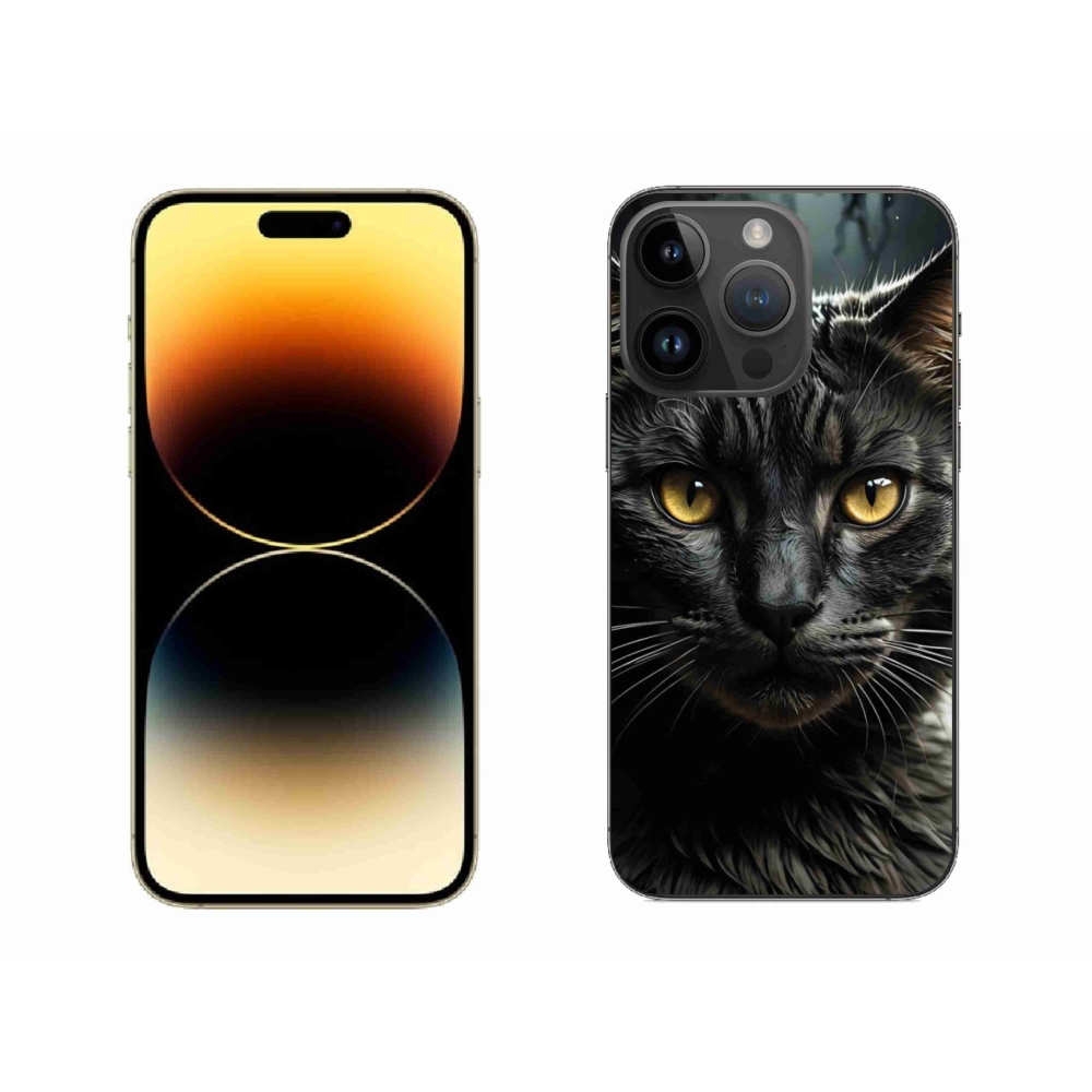 Zselés borítás mmCase iPhone 14 Pro Max készülékhez - cat view 3