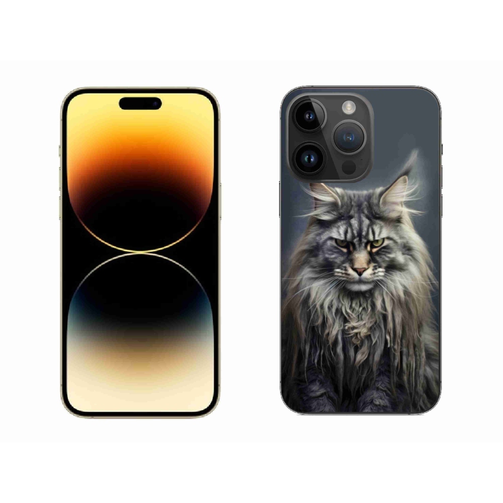 Zselés borítás mmCase iPhone 14 Pro Max készülékhez - macskaszem nézet 4