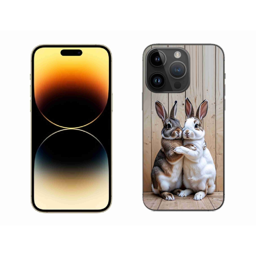mmCase gél tok az iPhone 14 Pro Max-hoz – nyúlpár