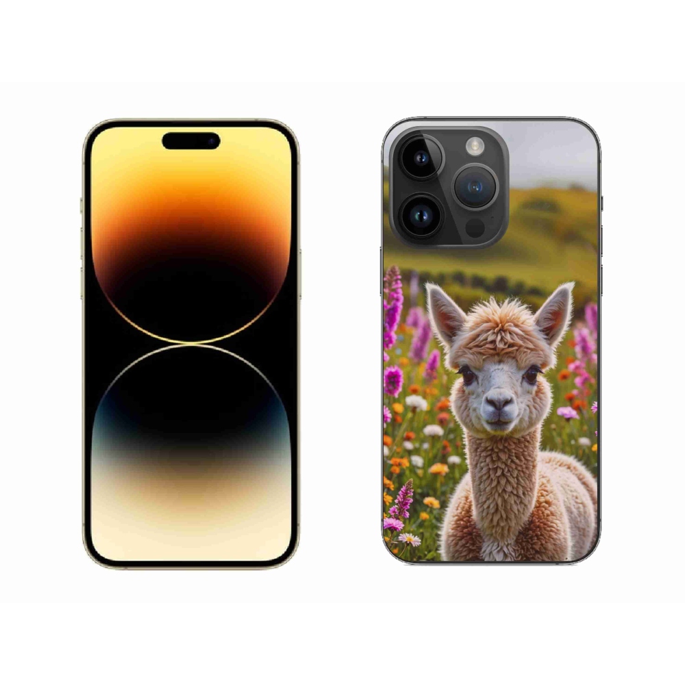 mmCase gél tok az iPhone 14 Pro Max-hoz – láma a réten