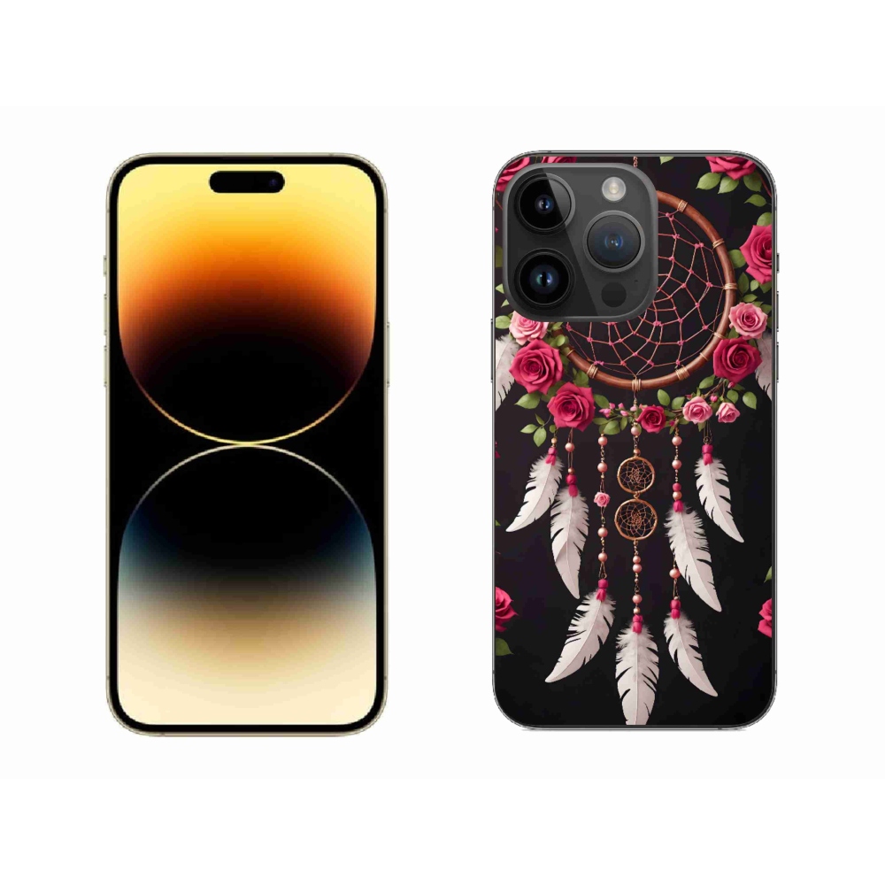 mmCase gél tok az iPhone 14 Pro Max-hoz – álomfogó rózsákkal