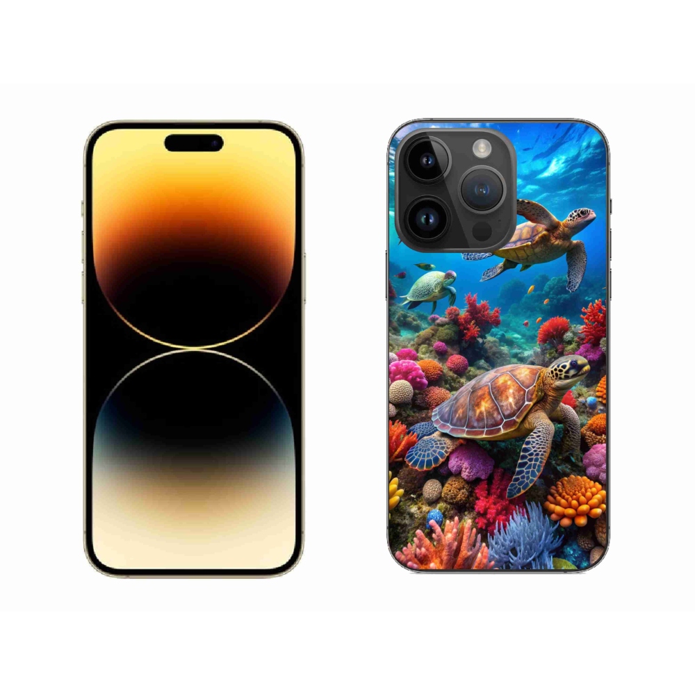 Zselés borítás mmCase iPhone 14 Pro Max készülékhez - Sea World 2