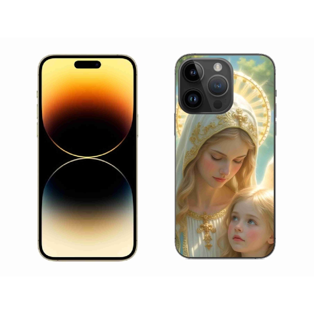 Gél borítás mmCase iPhone 14 Pro Max készülékhez - Vallási motívum 2