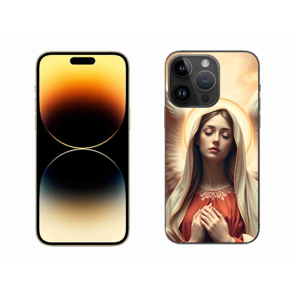 Gél borítás mmCase iPhone 14 Pro Max készülékhez - Vallási motívum