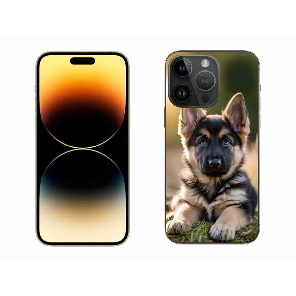 mmCase gél tok az iPhone 14 Pro Max-hoz – német juhászkutya a természetben
