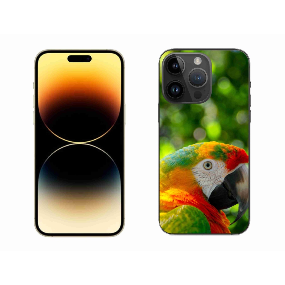 Zselés borítás mmCase iPhone 14 Pro Max készülékhez - papagáj ara 3