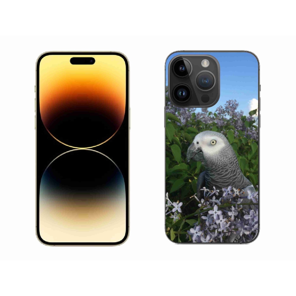 Zselés borítás mmCase iPhone 14 Pro Max készülékhez - papagáj