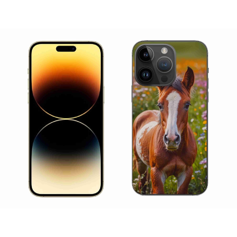 mmCase gél tok az iPhone 14 Pro Max-hoz – aranyos csikó