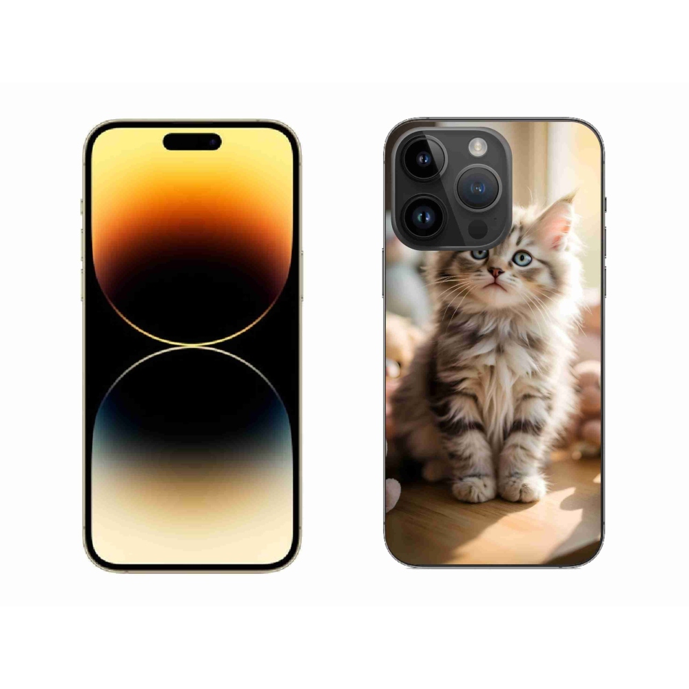 mmCase gél tok az iPhone 14 Pro Max-hoz – aranyos cica 10