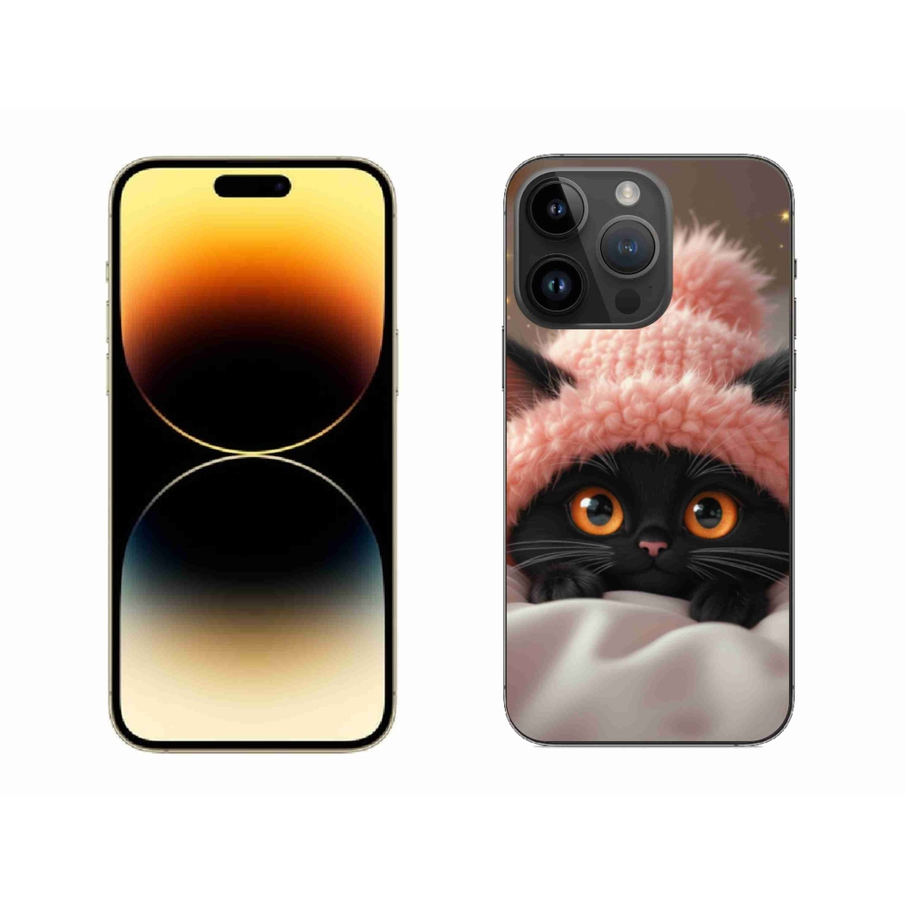 Gél borítás mmCase iPhone 14 Pro Max készülékhez - aranyos cica 7