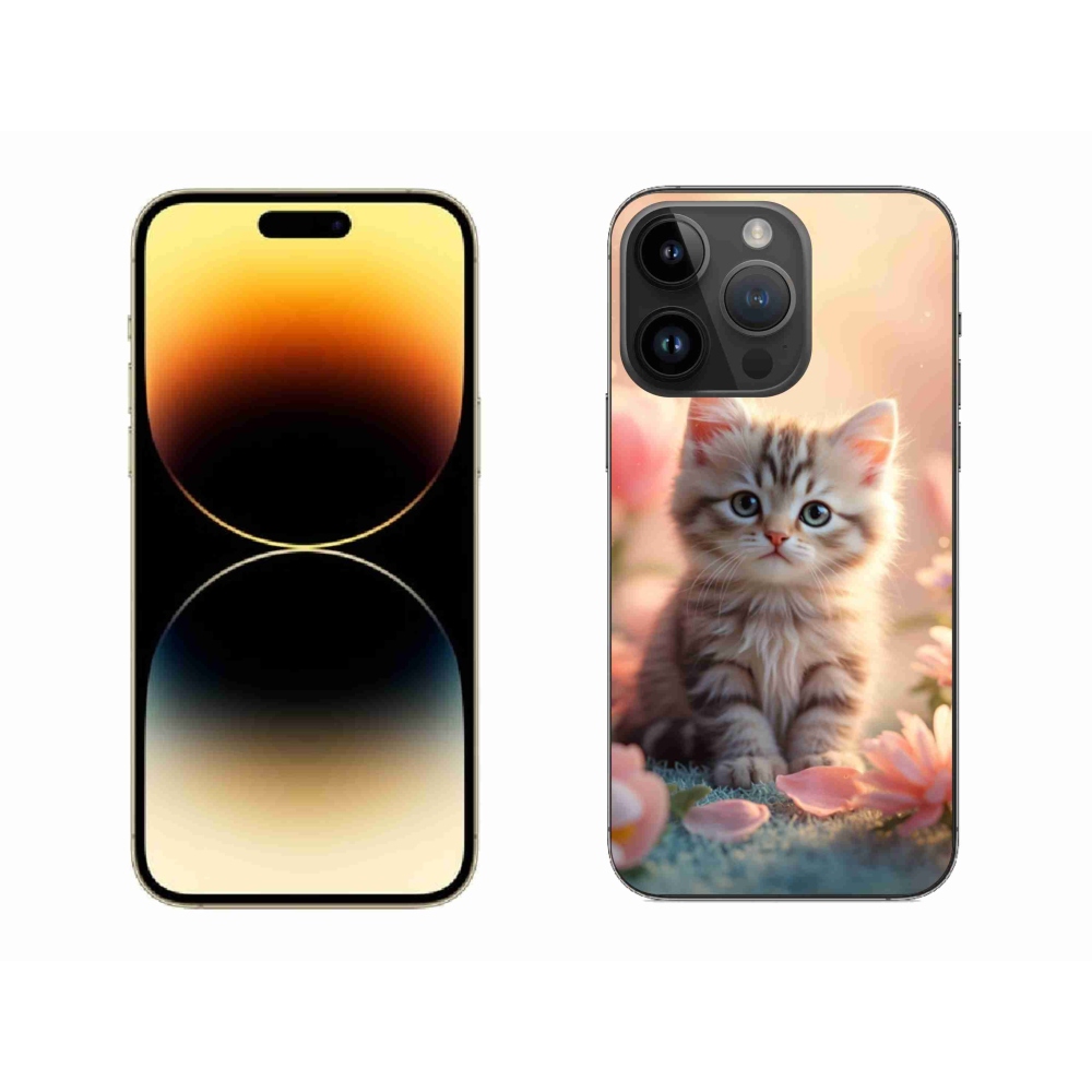 Gél borítás mmCase iPhone 14 Pro Max készülékhez - aranyos cica 8