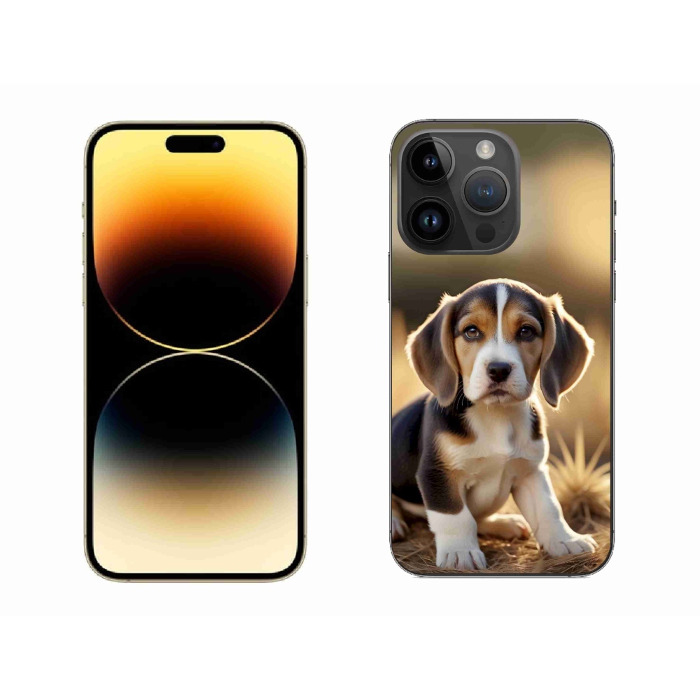 mmCase gél tok az iPhone 14 Pro Max-hoz – aranyos beagle