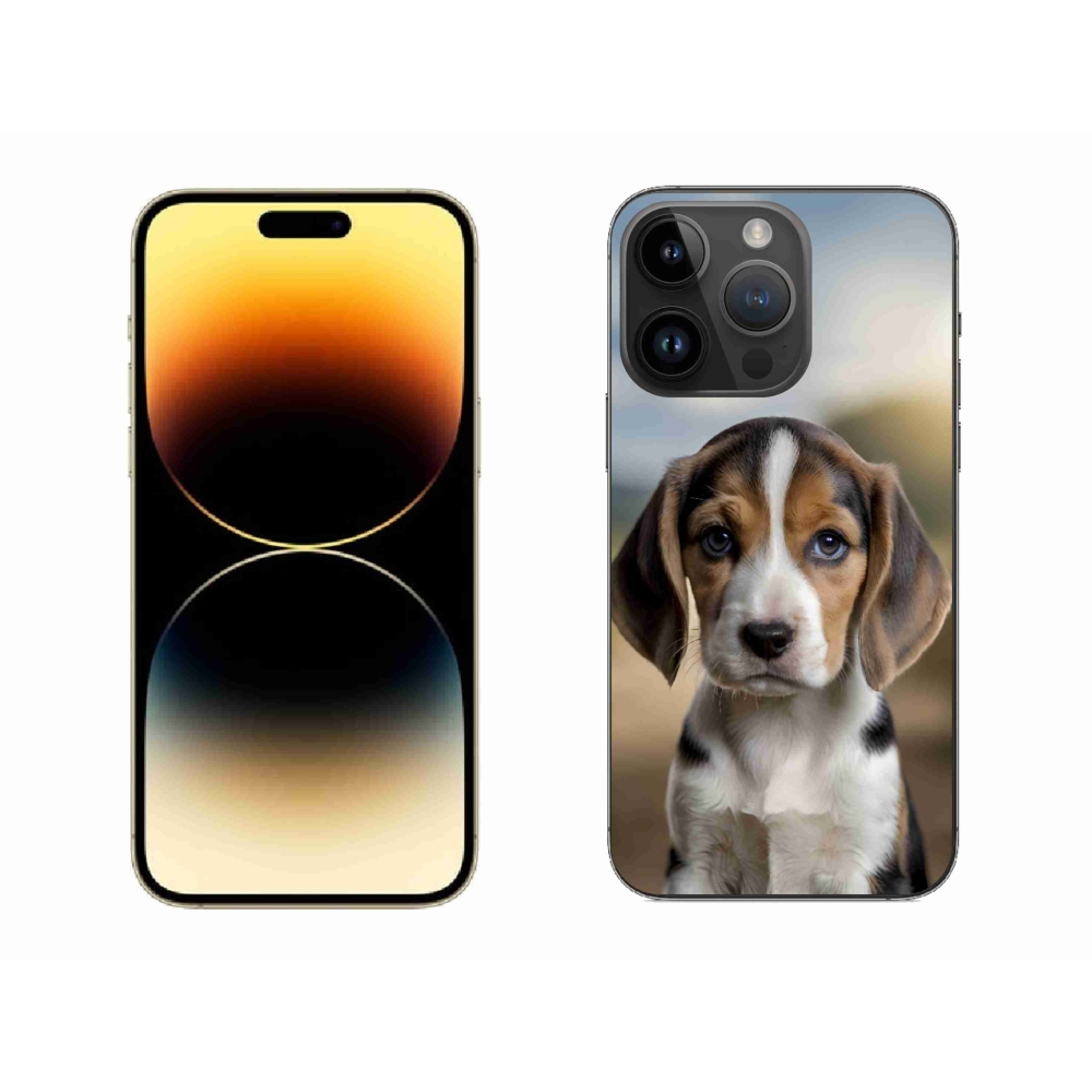 mmCase gél tok az iPhone 14 Pro Max-hoz – aranyos beagle