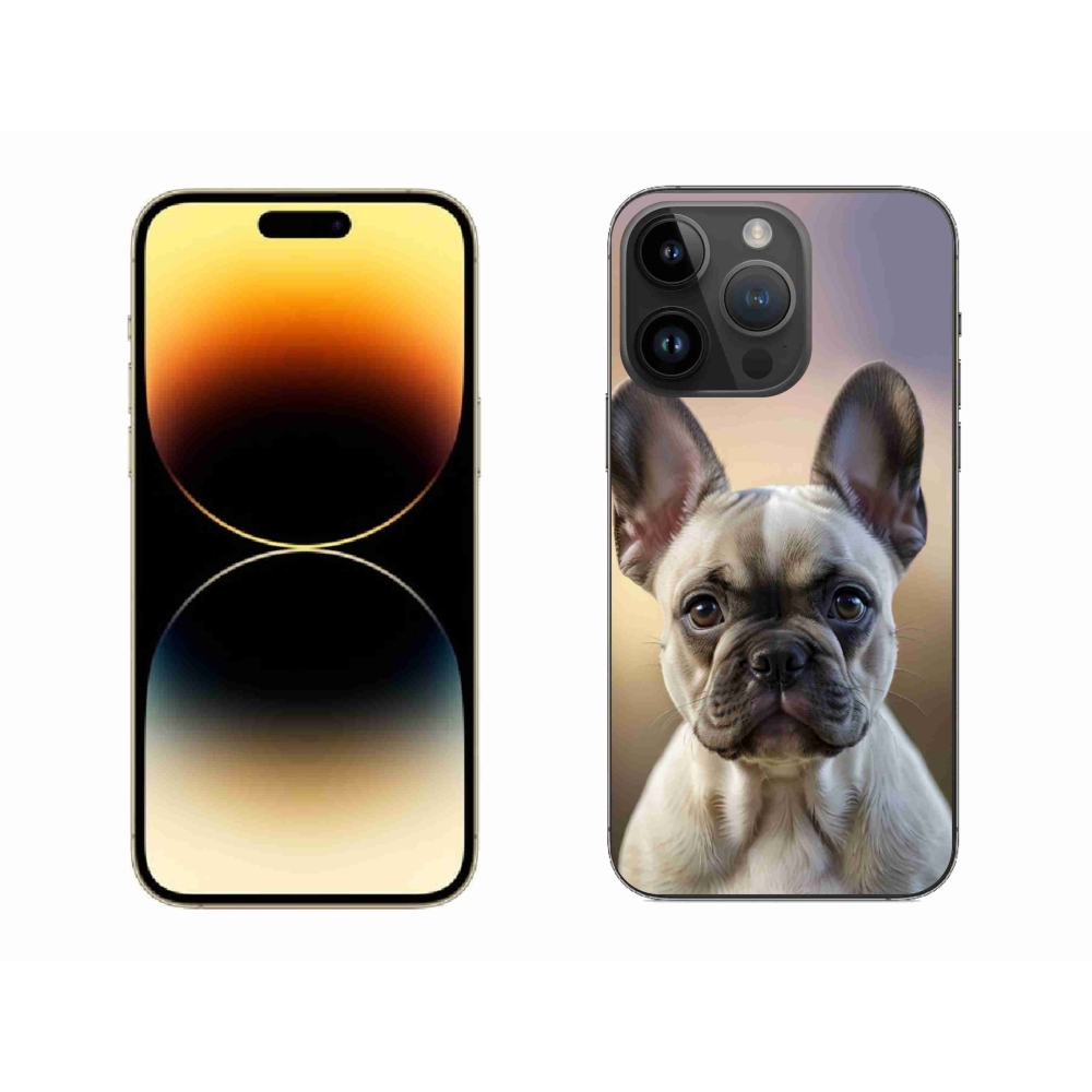 mmCase gél tok az iPhone 14 Pro Max-hoz – aranyos francia buldog