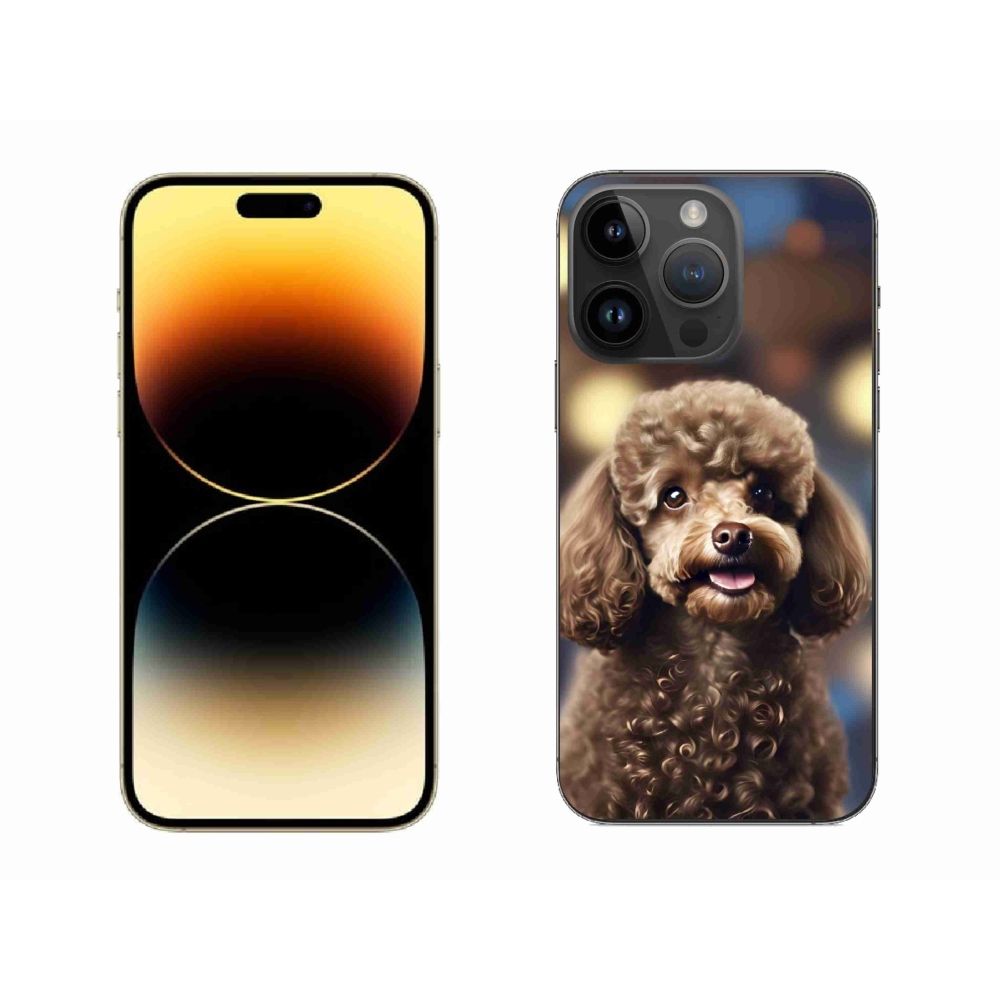 mmCase gél tok az iPhone 14 Pro Max-hoz – aranyos pudli
