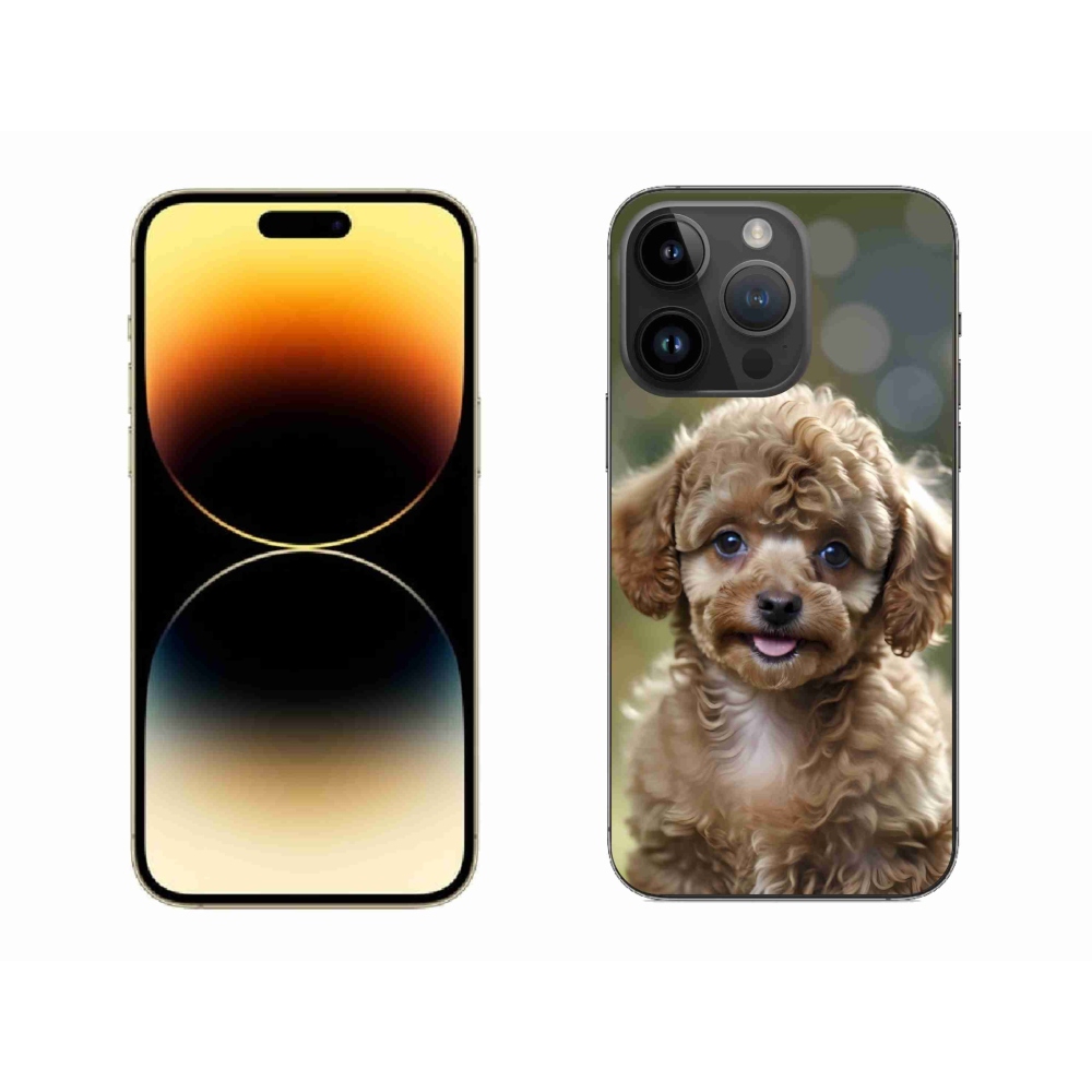 mmCase gél tok az iPhone 14 Pro Max-hoz – aranyos pudli