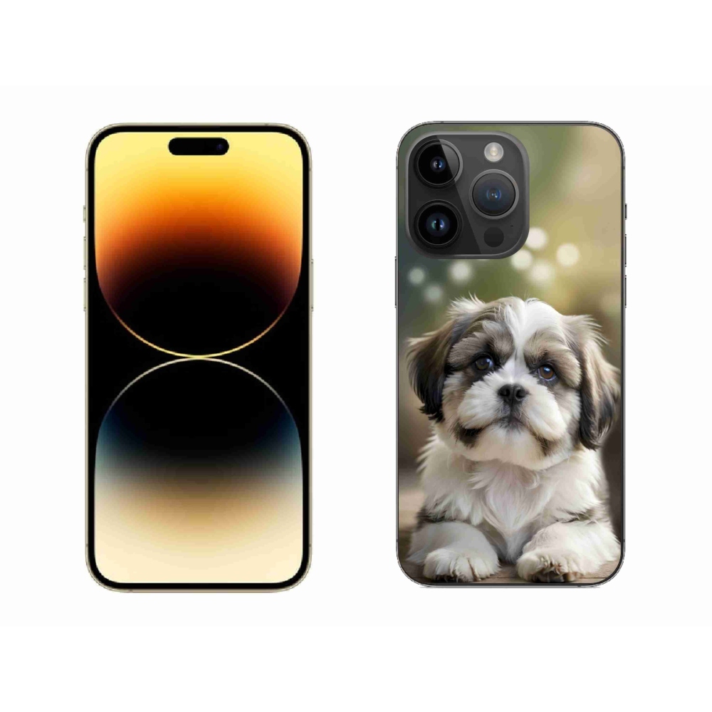 mmCase gél tok az iPhone 14 Pro Max-hoz – aranyos shih-tzu