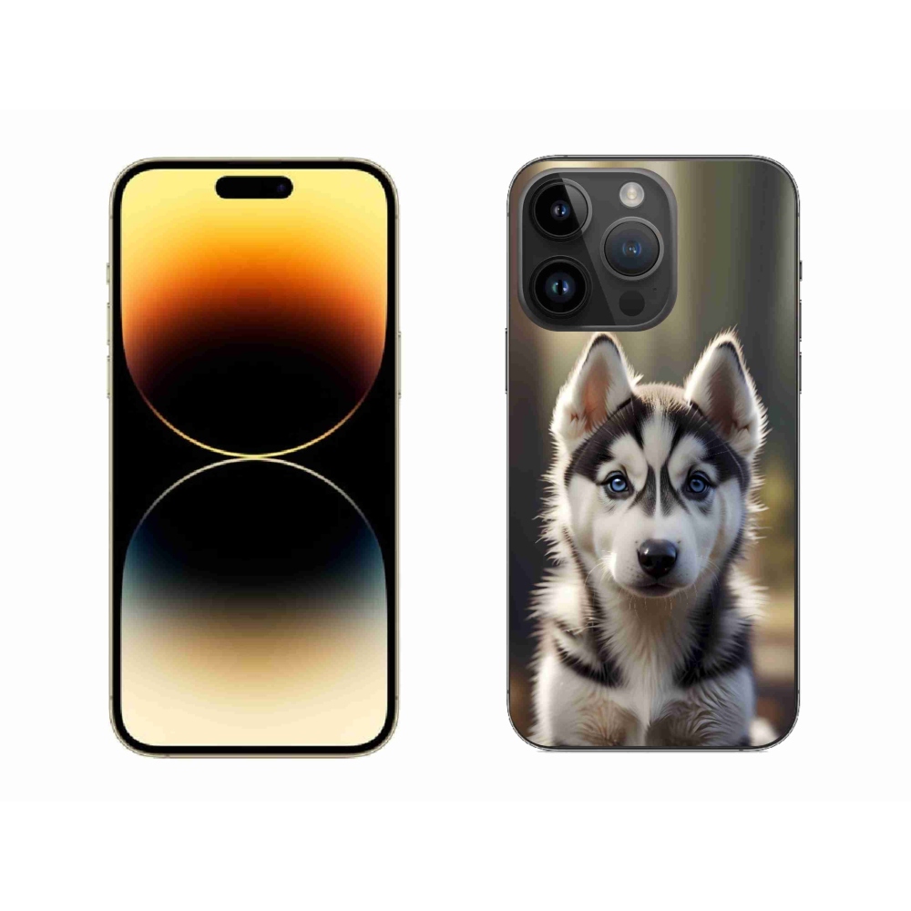 mmCase gél tok az iPhone 14 Pro Max-hoz – aranyos szibériai husky