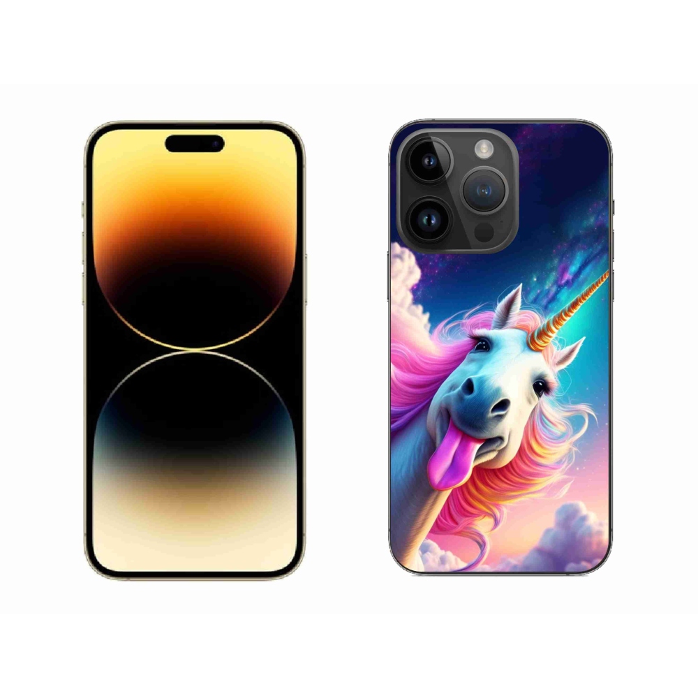 mmCase gél tok az iPhone 14 Pro Max-hoz – őrült egyszarvú