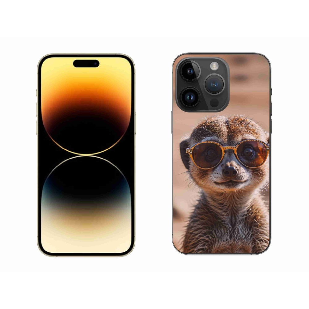 Gél borítás mmCase iPhone 14 Pro Max készülékhez - stílusos surikata