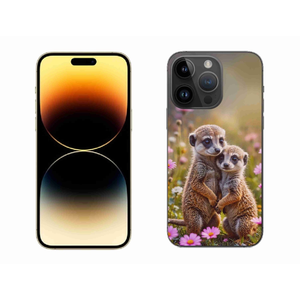 mmCase gél tok az iPhone 14 Pro Max-hoz – szurikáta-duó