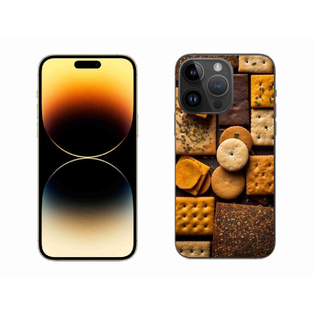 Zselés borítás mmCase iPhone 14 Pro Max készülékhez - kekszek