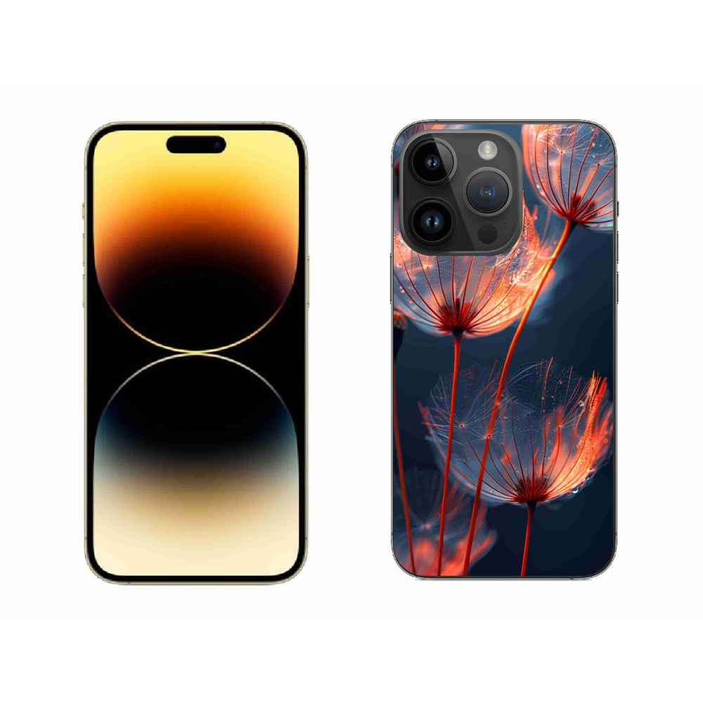 Gél borítás mmCase iPhone 14 Pro Max készülékhez - Világító pehely