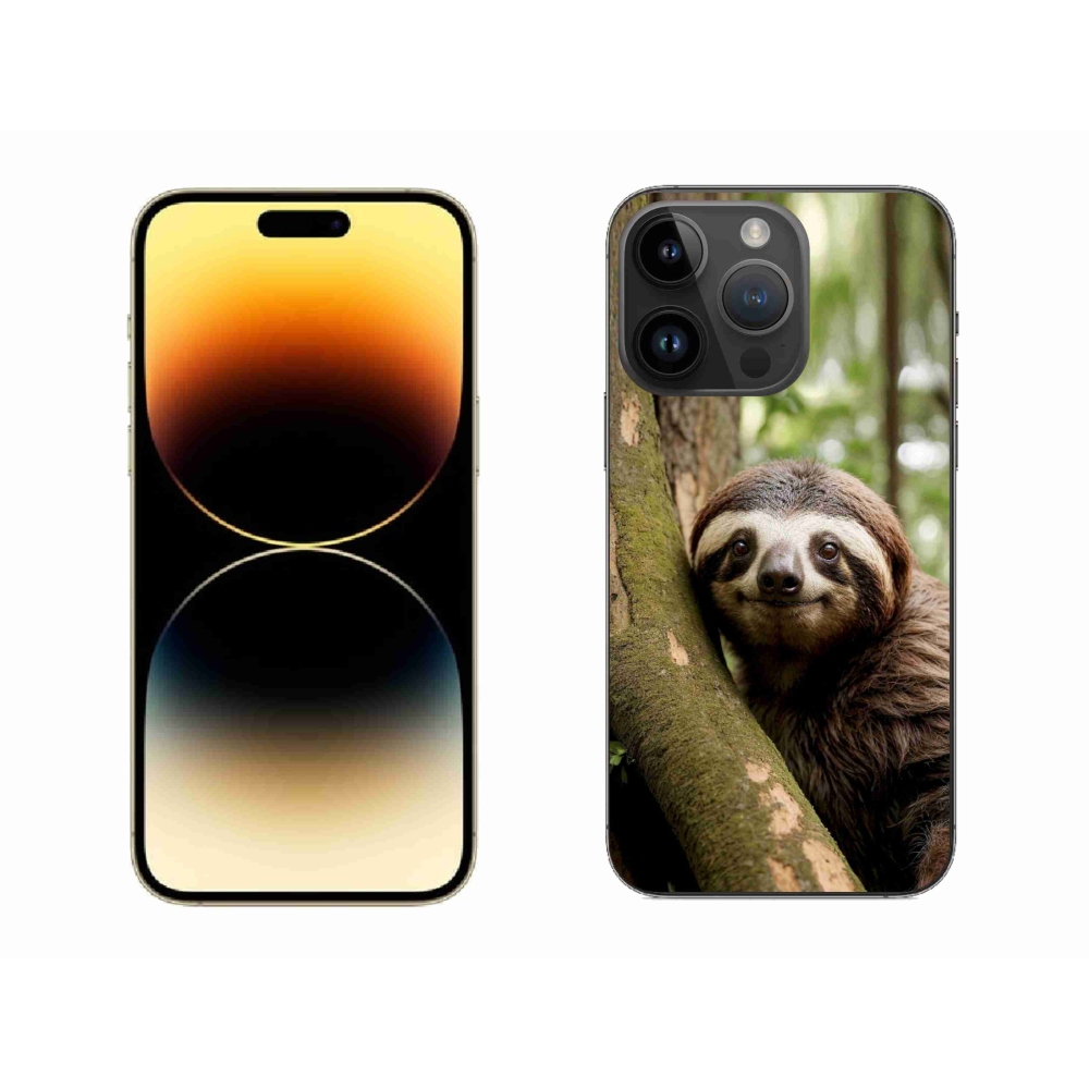 mmCase gél tok az iPhone 14 Pro Max-hoz – mosolygós lajhár