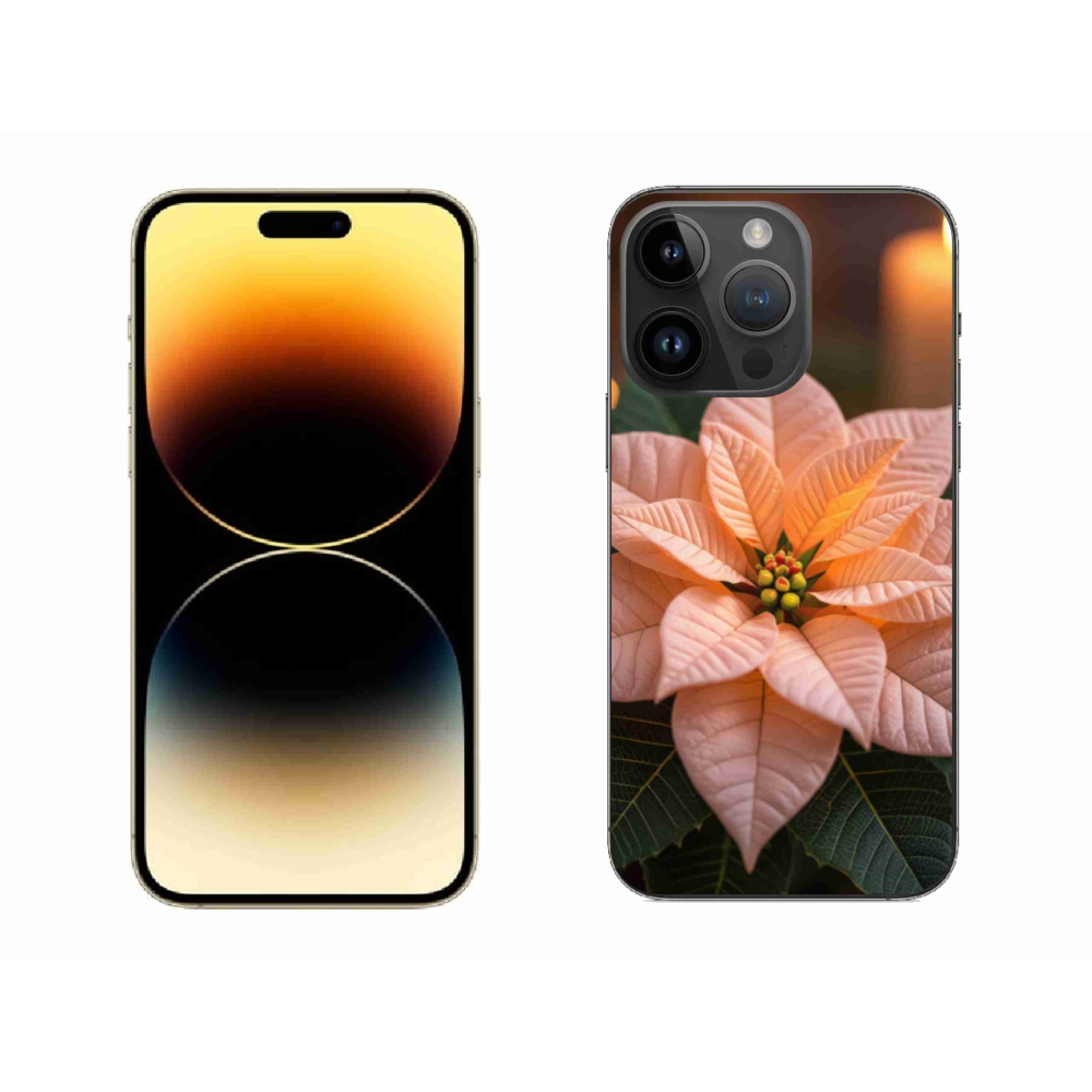 Zselés borítás mmCase iPhone 14 Pro Max készülékhez - mikulásvirág