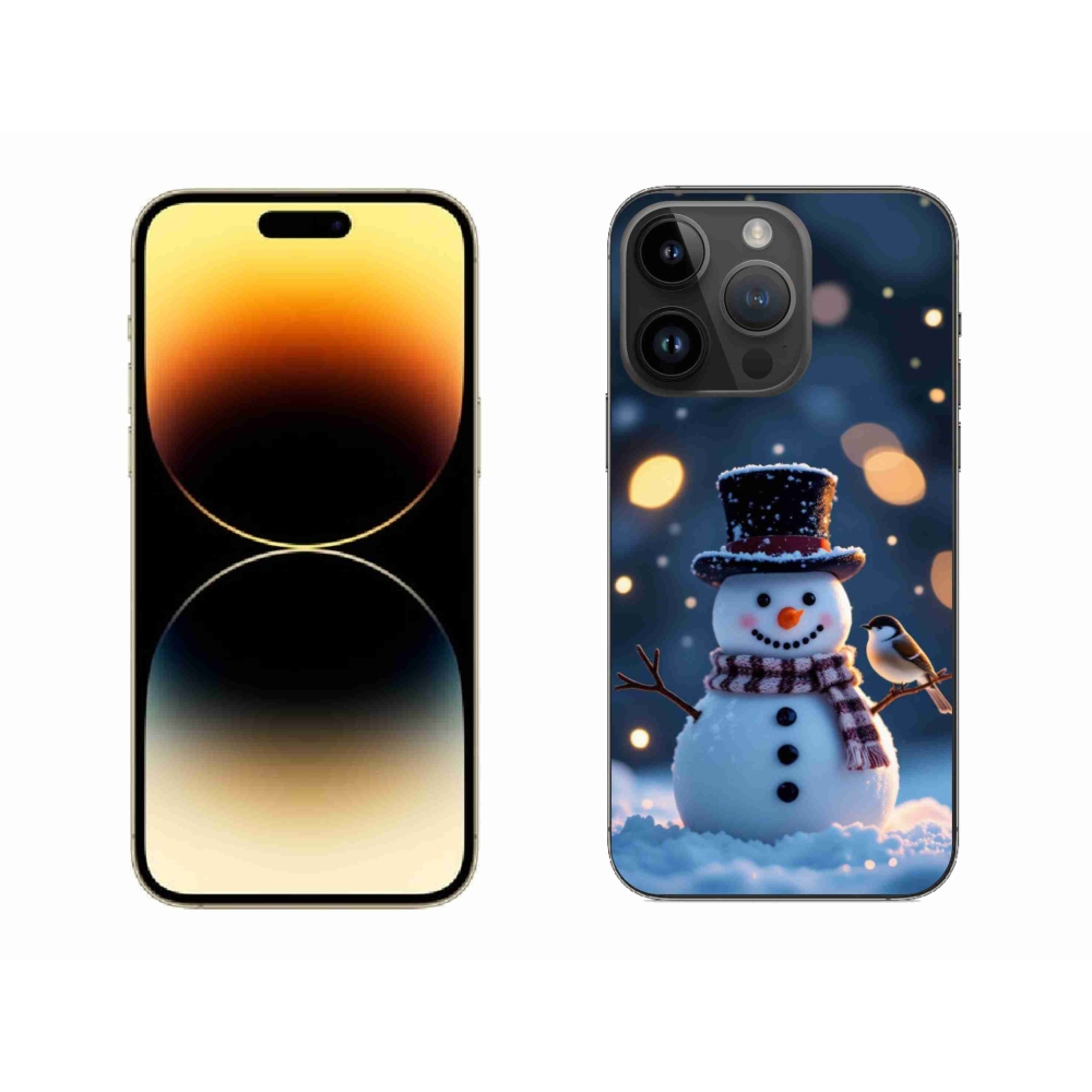 mmCase gél tok az iPhone 14 Pro Max-hoz – karácsonyi hóember