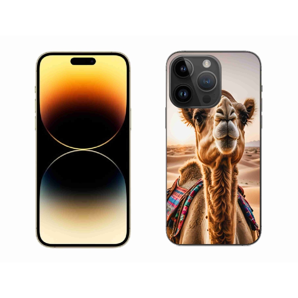 Zselés borítás mmCase iPhone 14 Pro Max készülékhez - teve színű