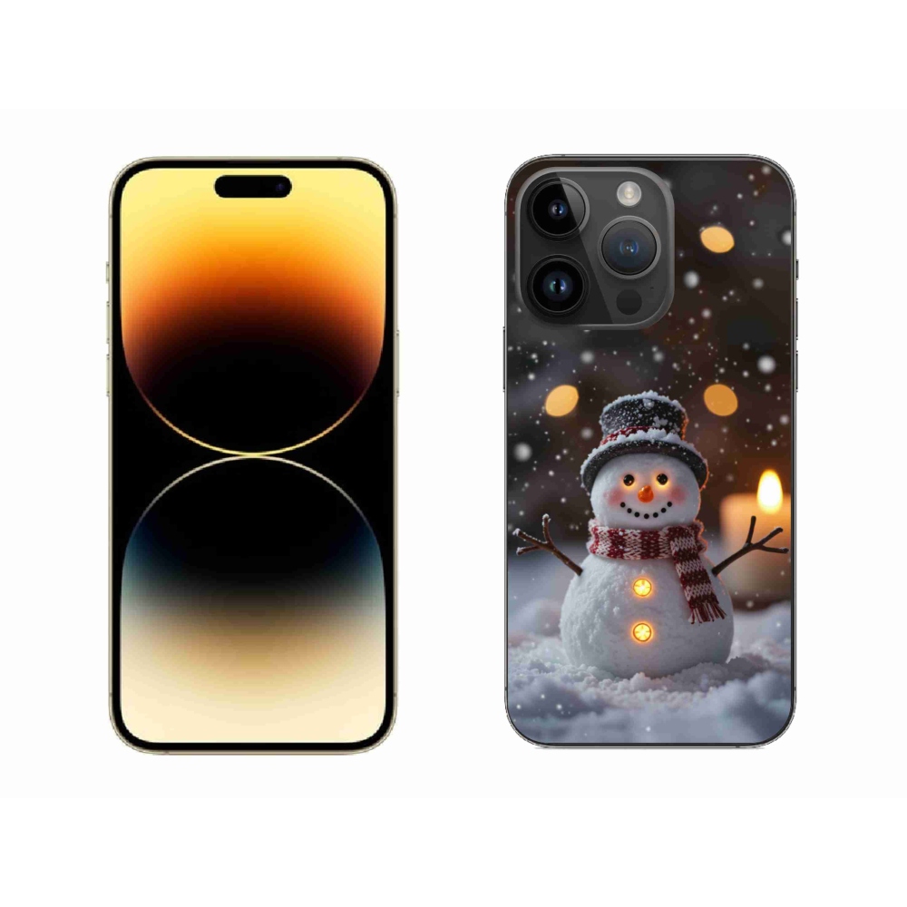 mmCase gél tok az iPhone 14 Pro Max-hoz – vidám hóember