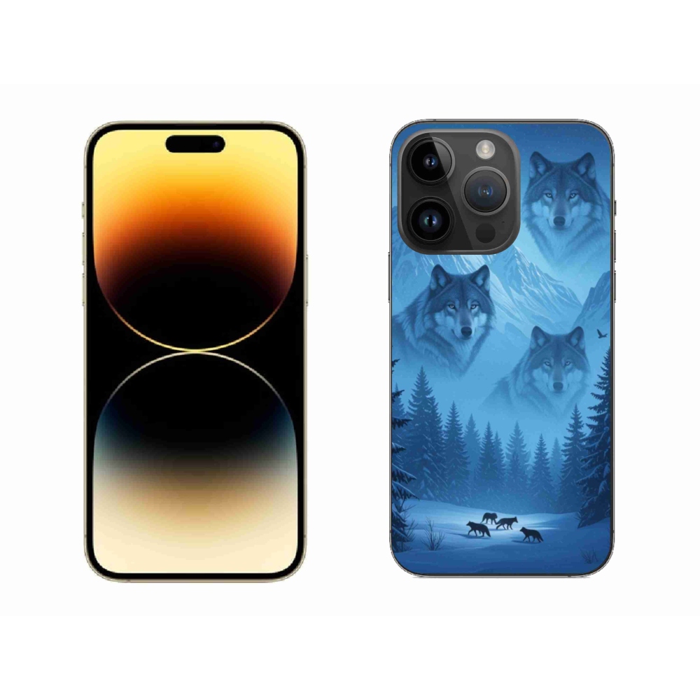 Gél védőburkolat mmCase iPhone 14 Pro Max készülékhez - farkas csomag