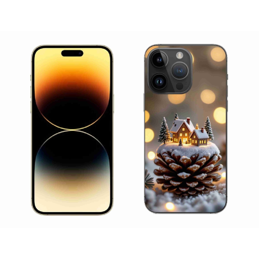 mmCase gél tok az iPhone 14 Pro Max-hoz – téli falu