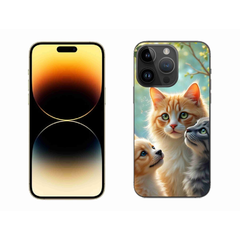 Gél borítás mmCase iPhone 14 Pro Max készülékhez - Állati barátság 2