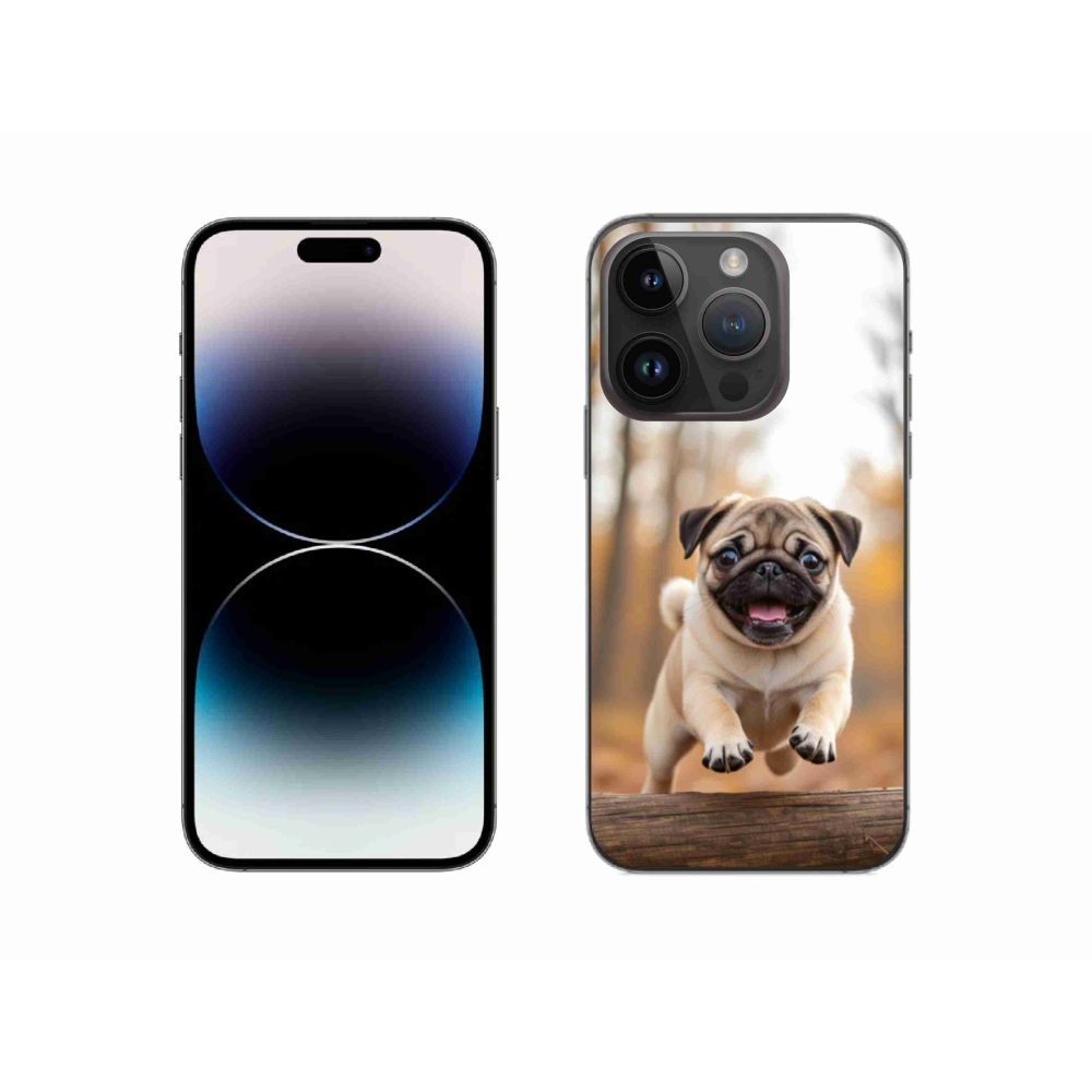 Zselés borítás mmCase iPhone 14 Pro készülékhez - mopsz 2