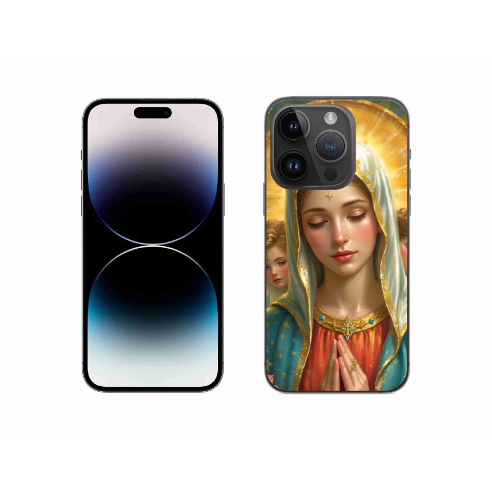 Gél borítás mmCase iPhone 14 Pro készülékhez - Vallásos motívum 3