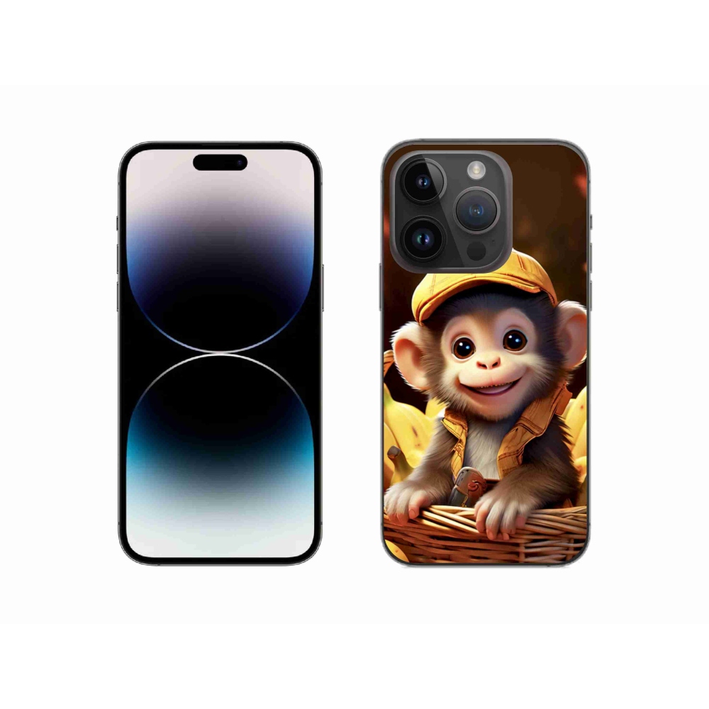 mmCase gél tok az iPhone 14 Pro-hoz – majom a kosárban