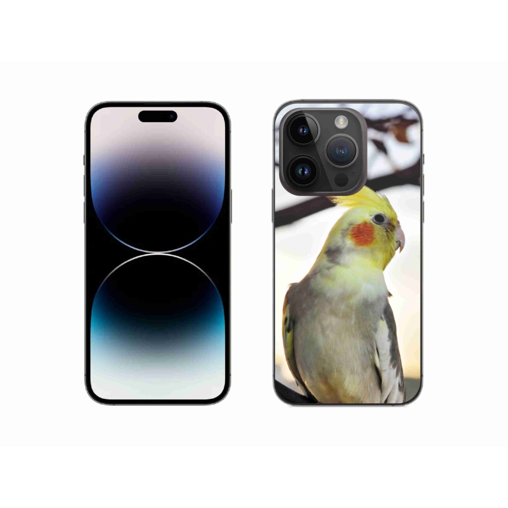 Zselés borítás mmCase iPhone 14 Pro készülékhez - papagáj korela