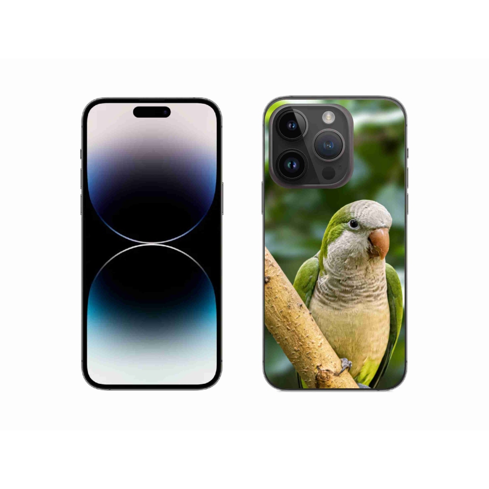 Zselés borítás mmCase iPhone 14 Pro készülékhez - papagáj